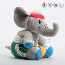 Brinquedo do bebê cinzento elefante de pelúcia peluches brinquedo macio